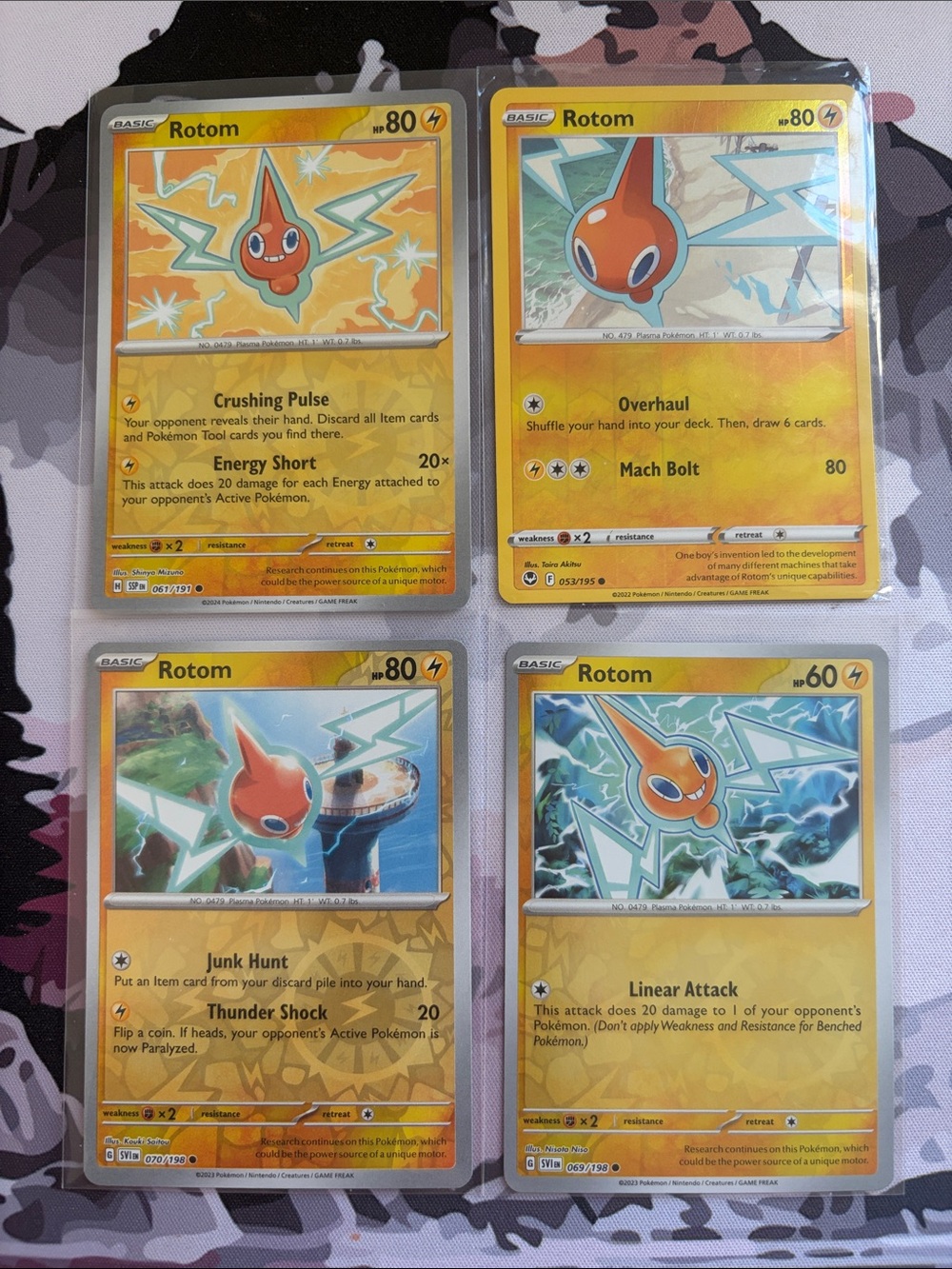 Rotom Character Lot | 4 Cards | Reverse Holos | Pokémon TCG ✨5/$25✨